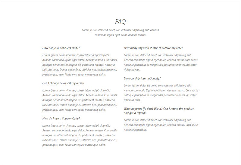 FAQ